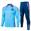 Argentinien Training Sweatshirts Quarter-zip 2024-25 Blaue Für Kinder